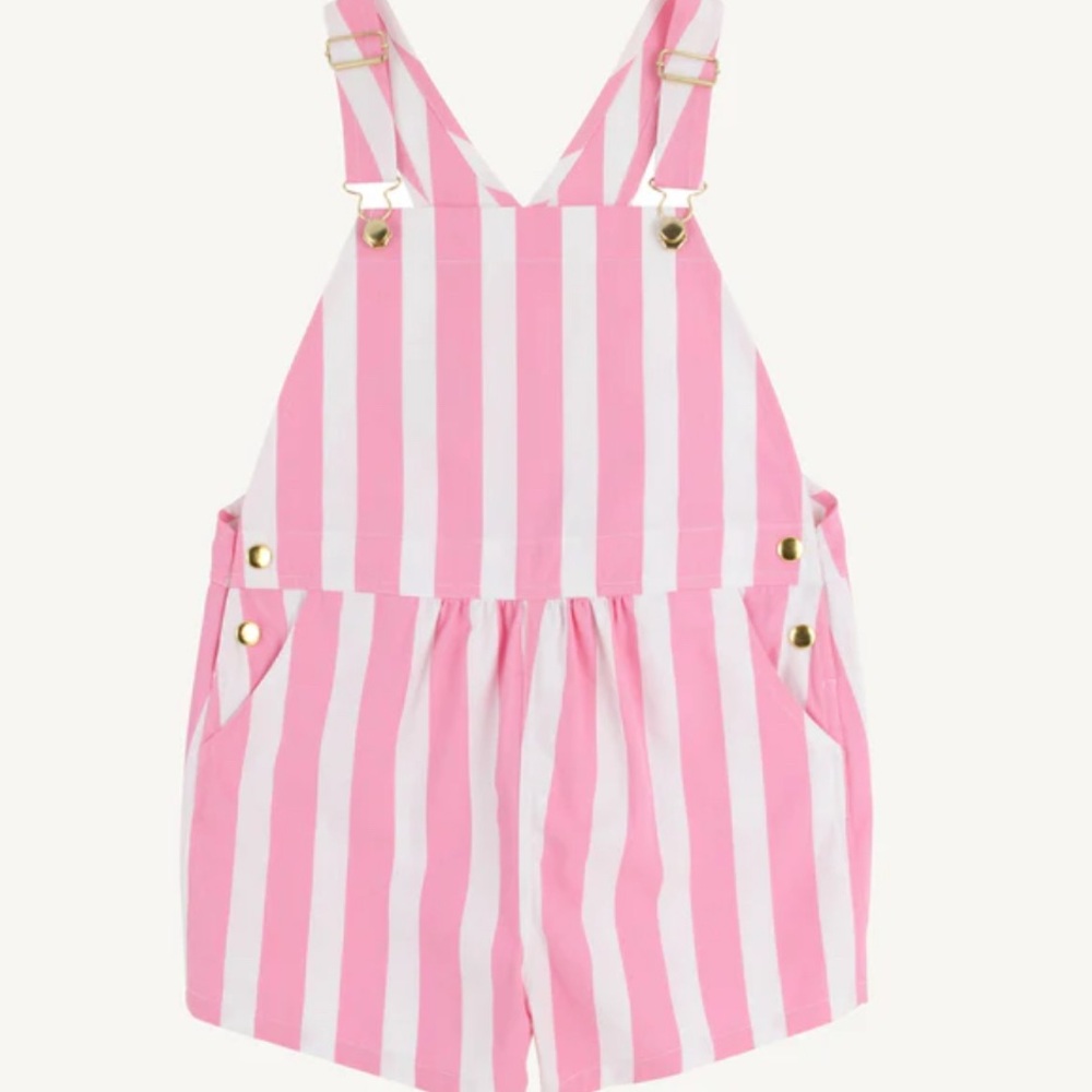 The Beaufort Bonnet Company- Channing Choo Choo Overalls- size 6